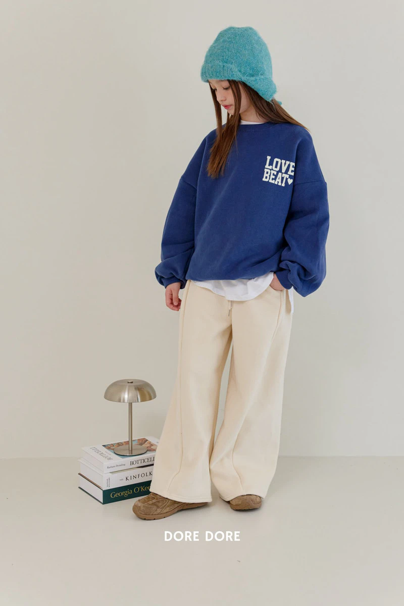 Double Fleece Love Sweatshirt by Dore Dore for Child - view 9