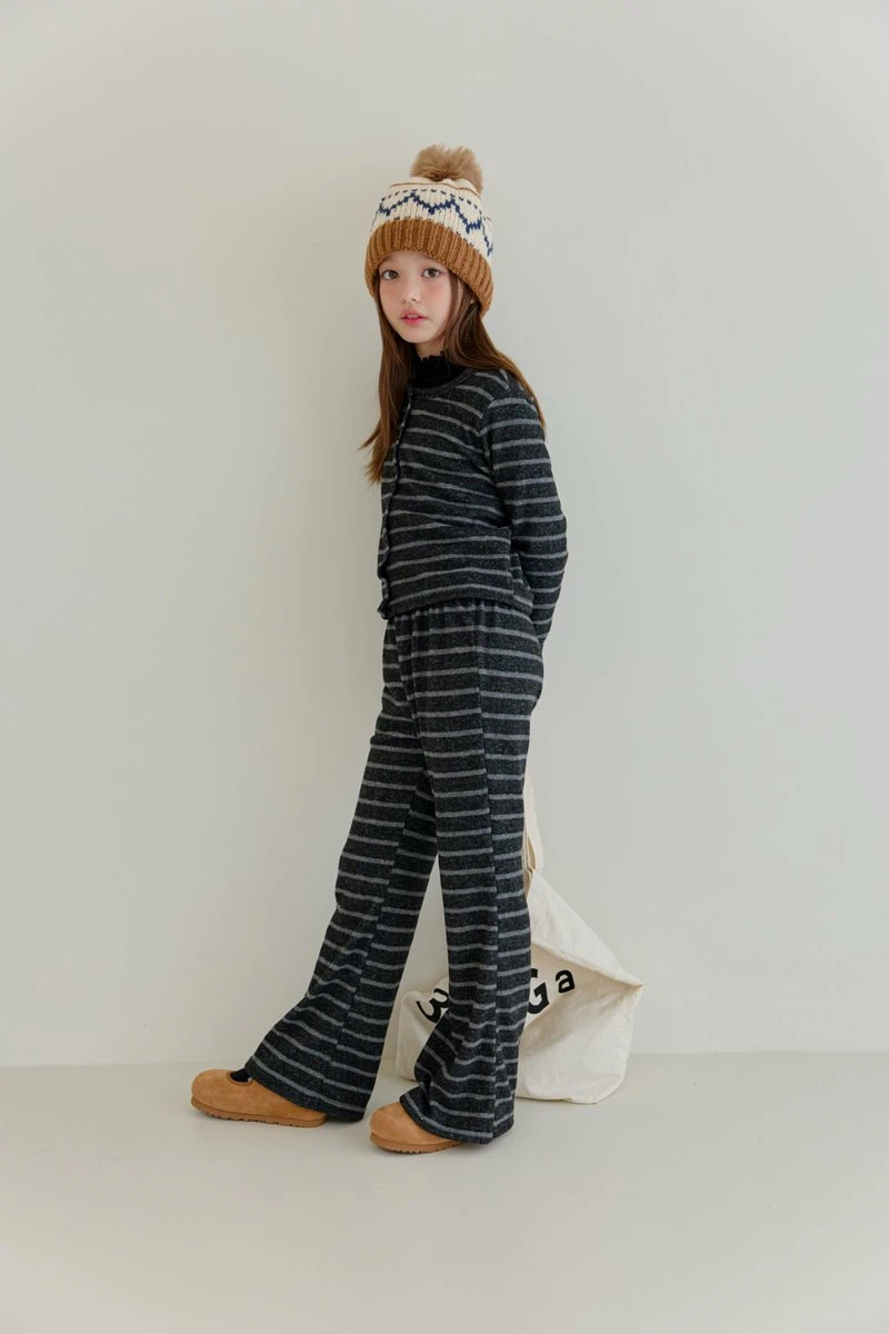Boucle Peach Jeggings by Dore Dore for Child - view 10