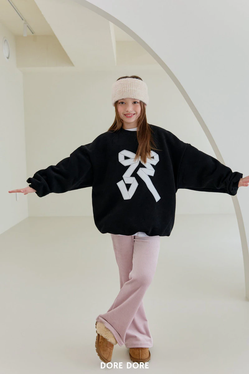 Double Fleece Ribbon Sweatshirt by Dore Dore for Child - view 9