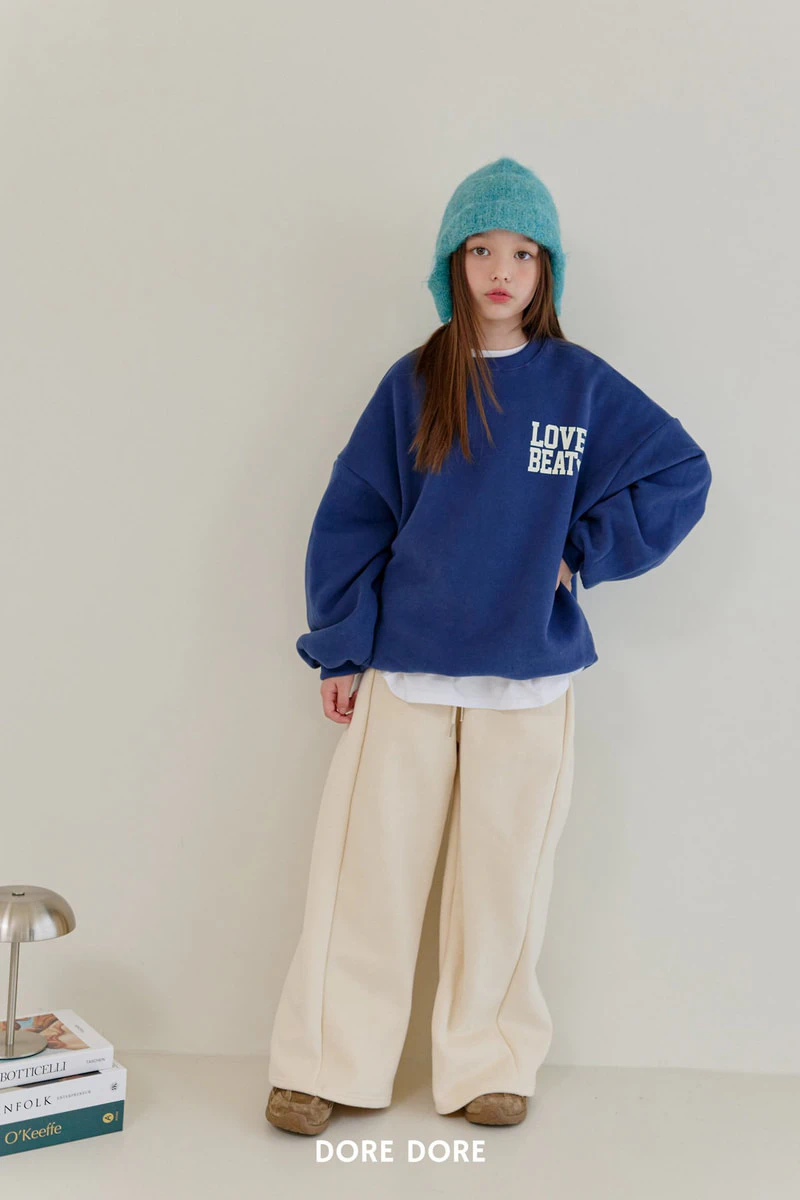 Double Fleece Love Sweatshirt by Dore Dore for Child - view 1