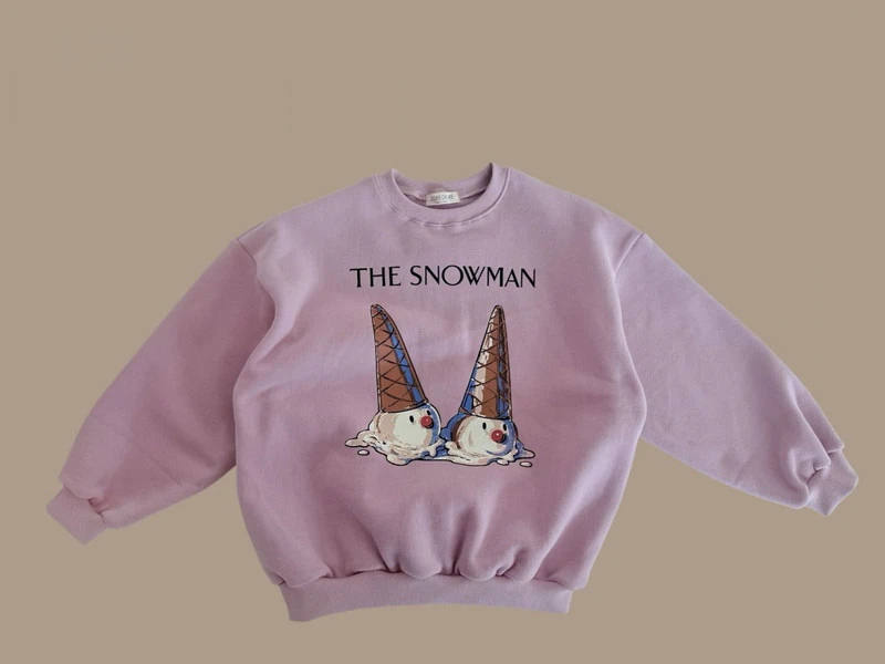 Double Fleece Snow Sweatshirt by Dore Dore for Child - view 3