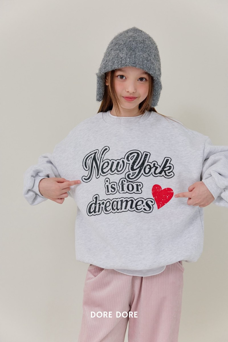 Double Fleece New York Sweatshirt by Dore Dore for Child - view 1