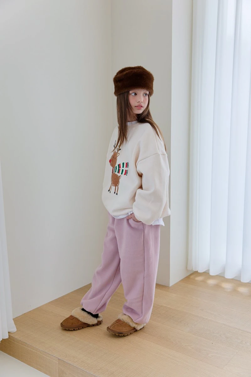 Double Fleece Rudolph Sweatshirt by Dore Dore for Child - view 12