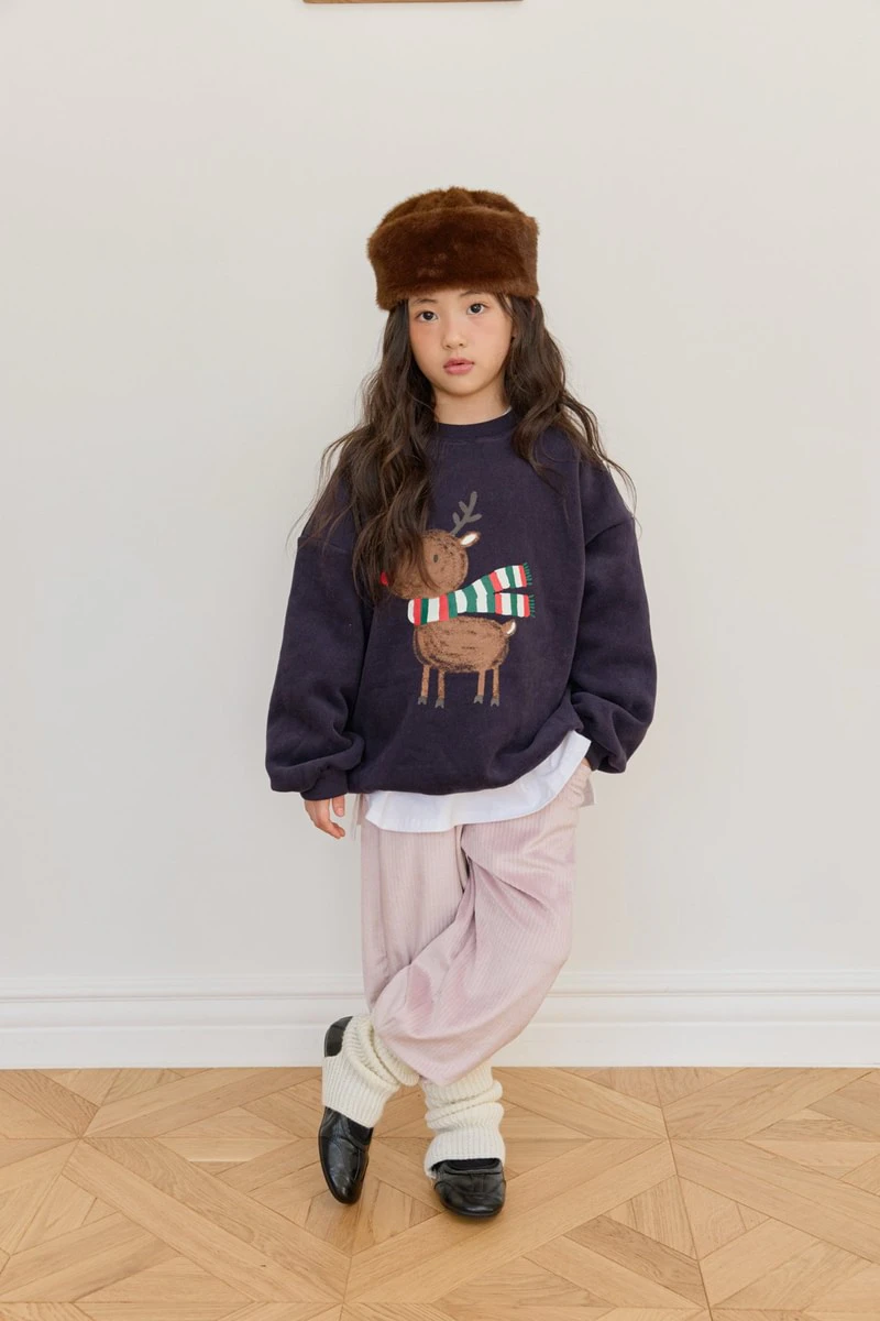 Mink Velour Jogger Pants by Dore Dore for Child - view 10