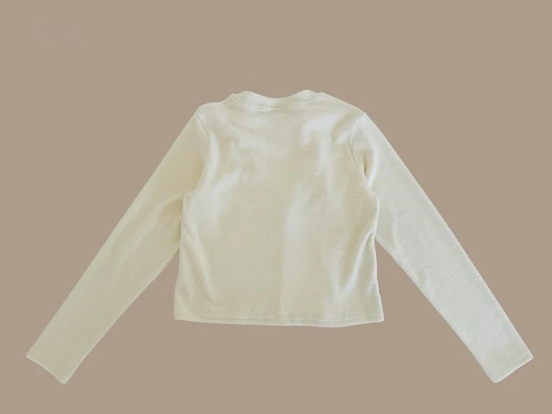 Mongsil Peach Halter Cardigan Tee by Dore Dore for Child - view 6