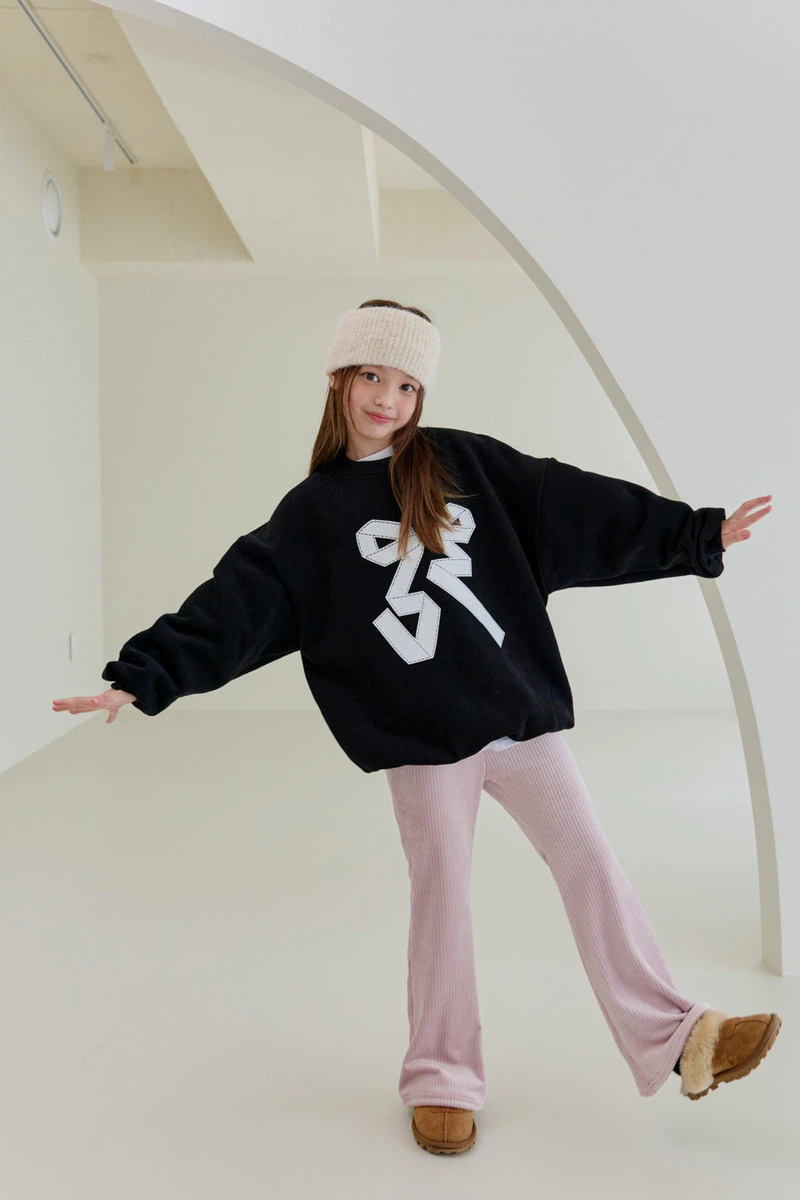 Double Fleece Ribbon Sweatshirt by Dore Dore for Child - view 10