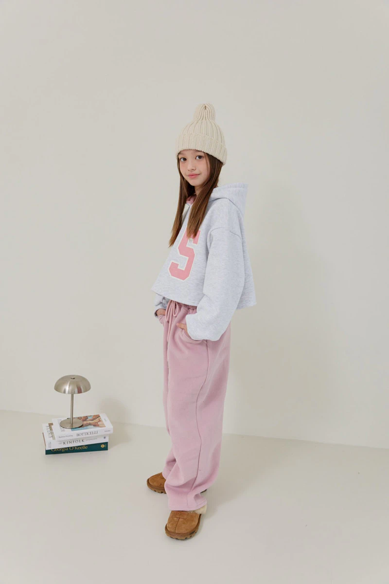 Double Fleece 75 Crop Hoodie by Dore Dore for Child - view 9