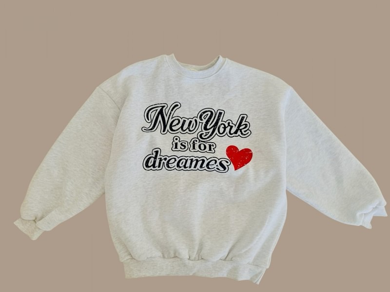 Double Fleece New York Sweatshirt by Dore Dore for Child - view 3