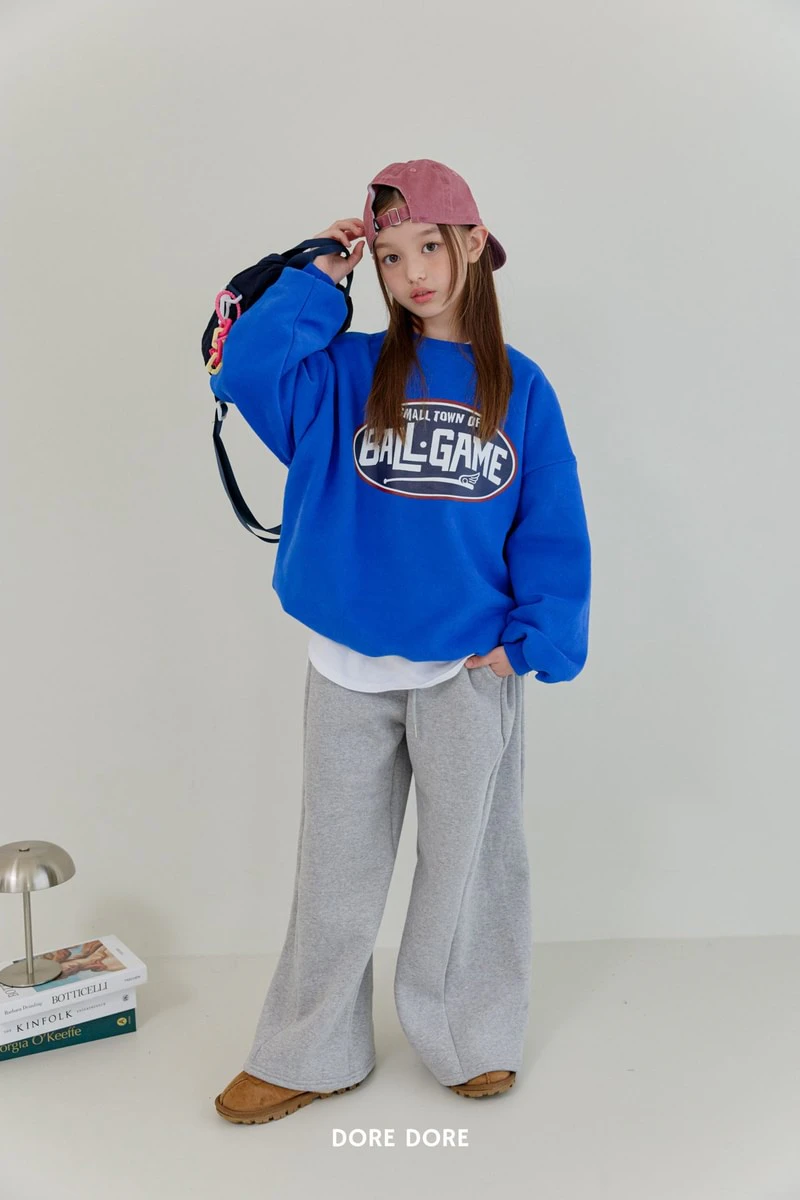 Double Fleece Ball Game Sweatshirt by Dore Dore for Child - view 8