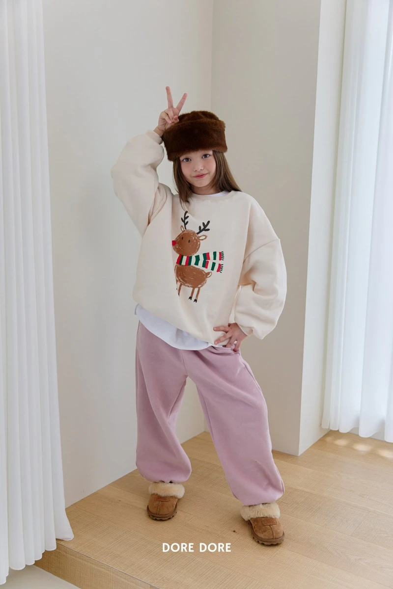 Double Fleece Jogger Pants by Dore Dore for Child - view 6