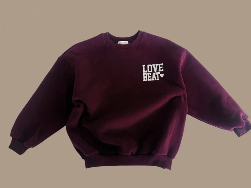 Double Fleece Love Sweatshirt by Dore Dore for Child - view 3