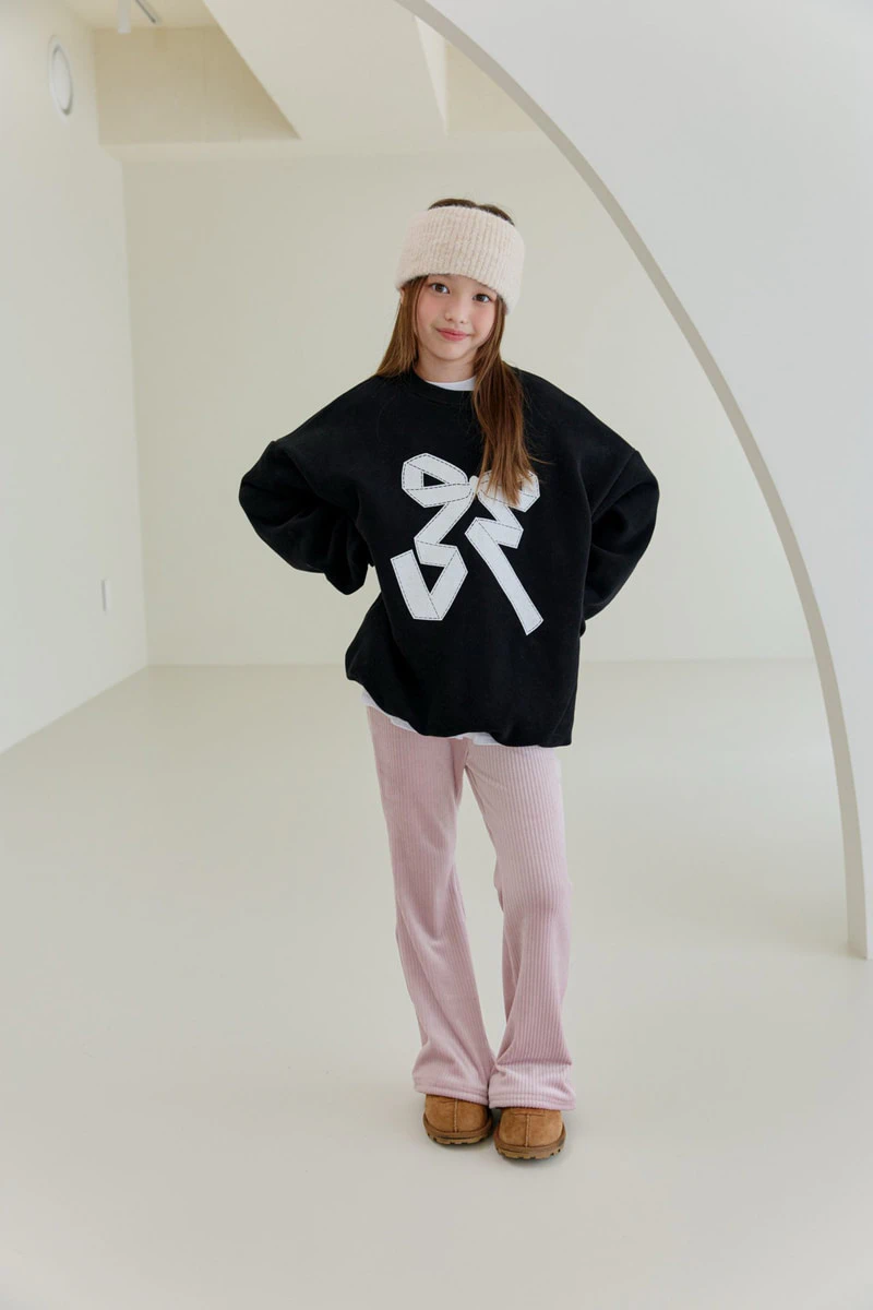 Double Fleece Ribbon Sweatshirt by Dore Dore for Child - view 12