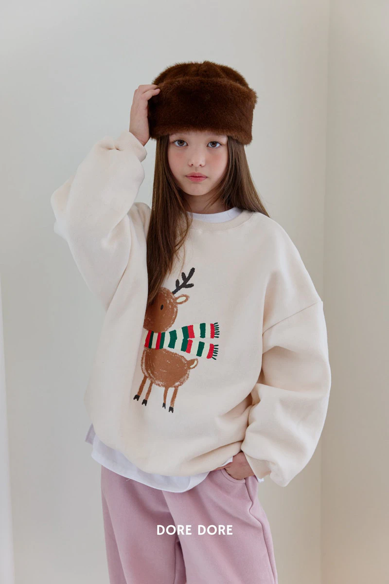 Double Fleece Jogger Pants by Dore Dore for Child - view 7