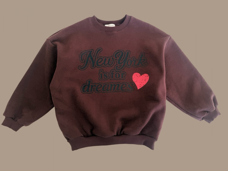 Double Fleece New York Sweatshirt by Dore Dore for Child - view 5