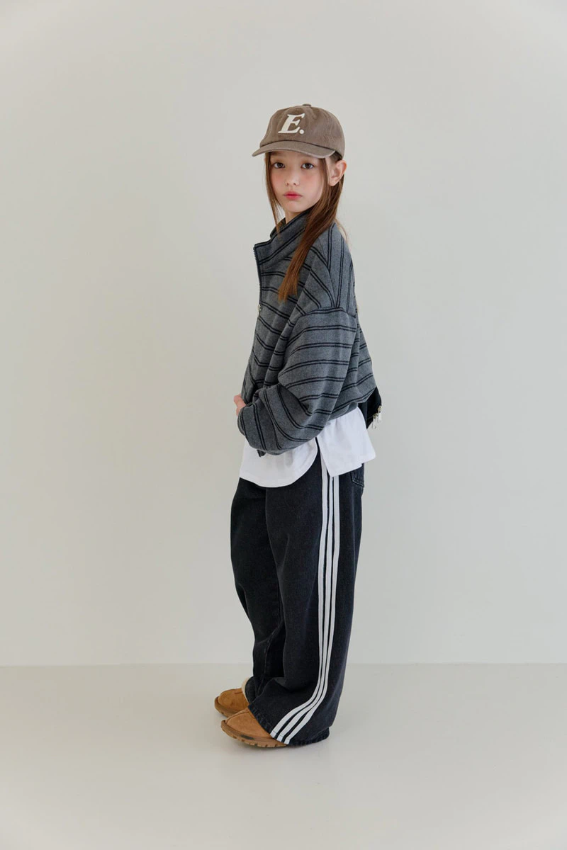 Three-line Denim Pants by Dore Dore for Child - view 11