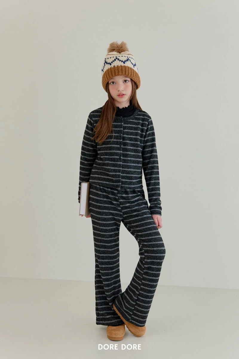 Boucle Peach Jeggings by Dore Dore for Child - view 6