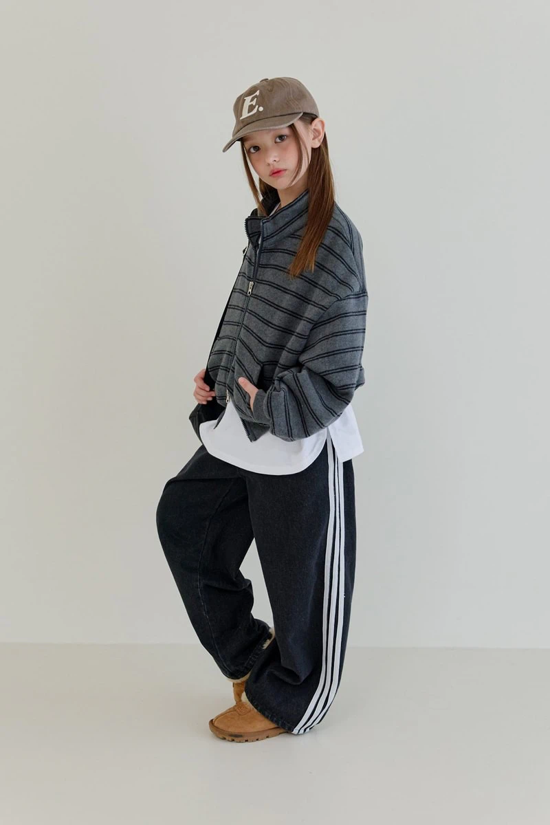 Three-line Denim Pants by Dore Dore for Child - view 12