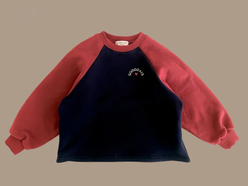 Double Fleece Raglan Sweatshirt by Dore Dore for Child - view 3