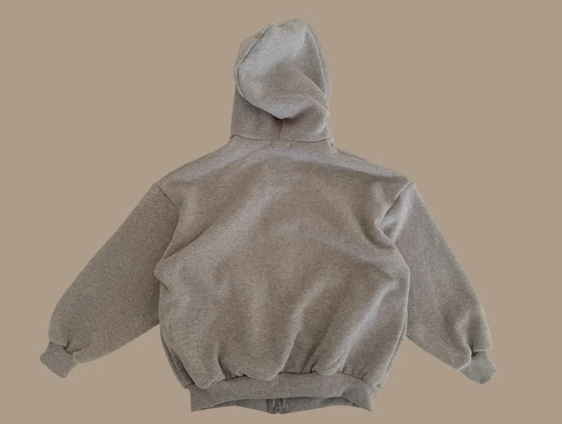Double Fleece Overfit Hooded Zip-up by Dore Dore for Child - view 4