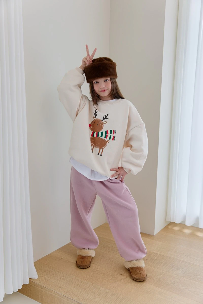 Double Fleece Jogger Pants by Dore Dore for Child - view 10