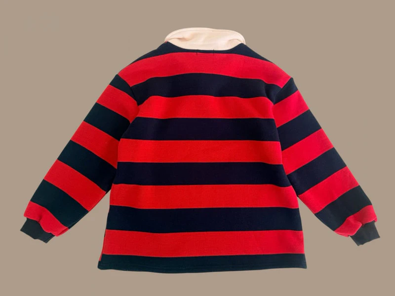 Denggang Striped Collar Tee by Dore Dore for Child - view 4