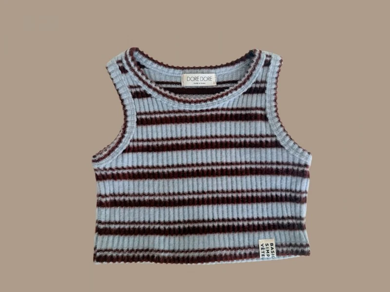 Striped Knit Vest by Dore Dore for Child - view 3