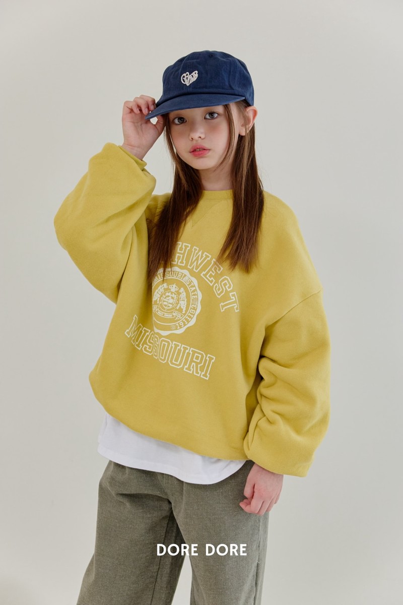 Double Fleece Triangle Sweatshirt by Dore Dore for Child - view 1