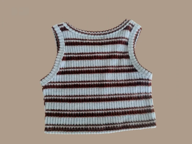 Striped Knit Vest by Dore Dore for Child - view 4
