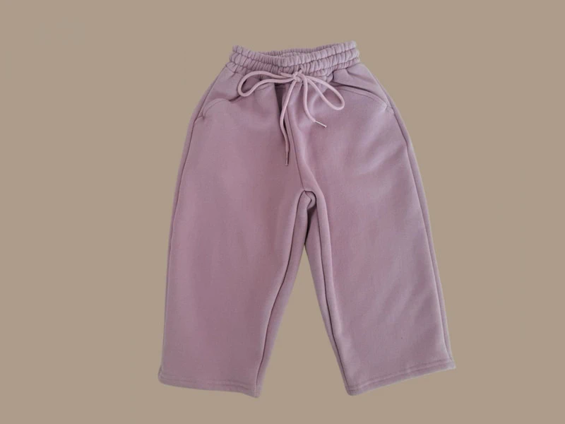 Double Fleece Slit Pocket Pants by Dore Dore for Child - view 3