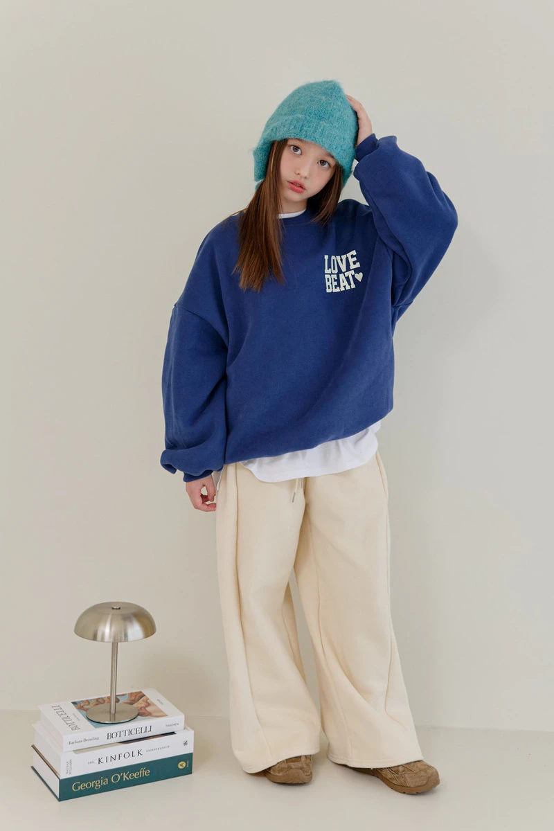 Double Fleece Love Sweatshirt by Dore Dore for Child - view 10