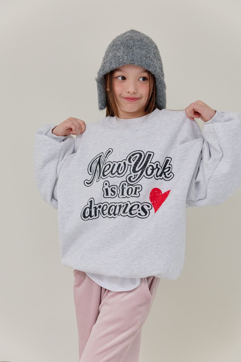 Double Fleece New York Sweatshirt by Dore Dore for Child - view 11