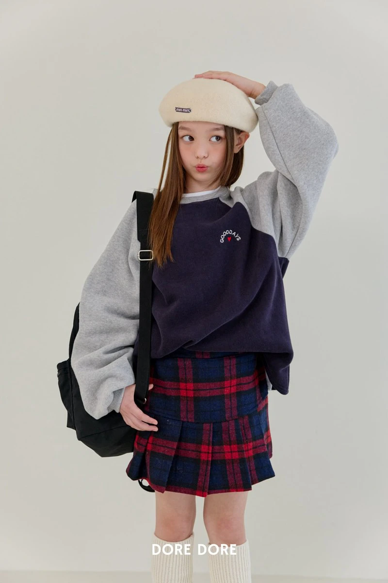 Double Fleece Raglan Sweatshirt by Dore Dore for Child - view 7