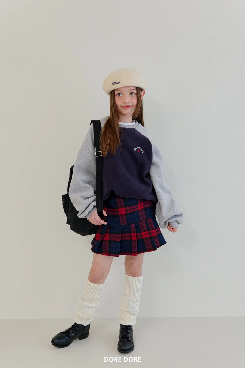 Double Fleece Raglan Sweatshirt by Dore Dore for Child - view 8