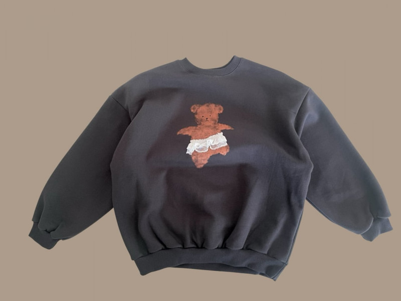 Double Fleece Skirt Bear Sweatshirt by Dore Dore for Child - view 3