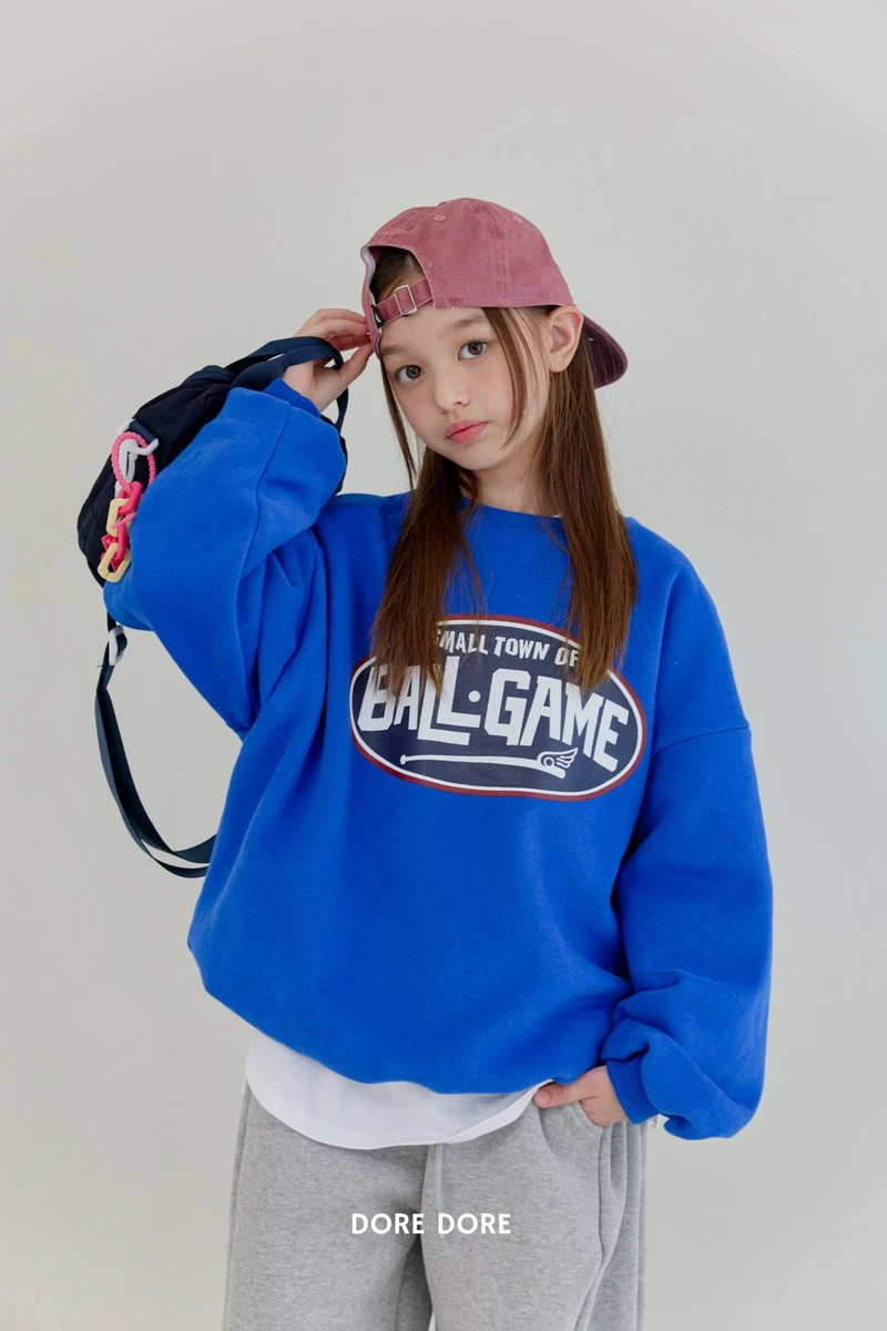 Double Fleece Ball Game Sweatshirt by Dore Dore for Child - view 1