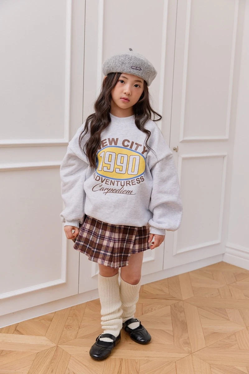 Velour Woolen Check Shorts by Dore Dore for Child - view 12