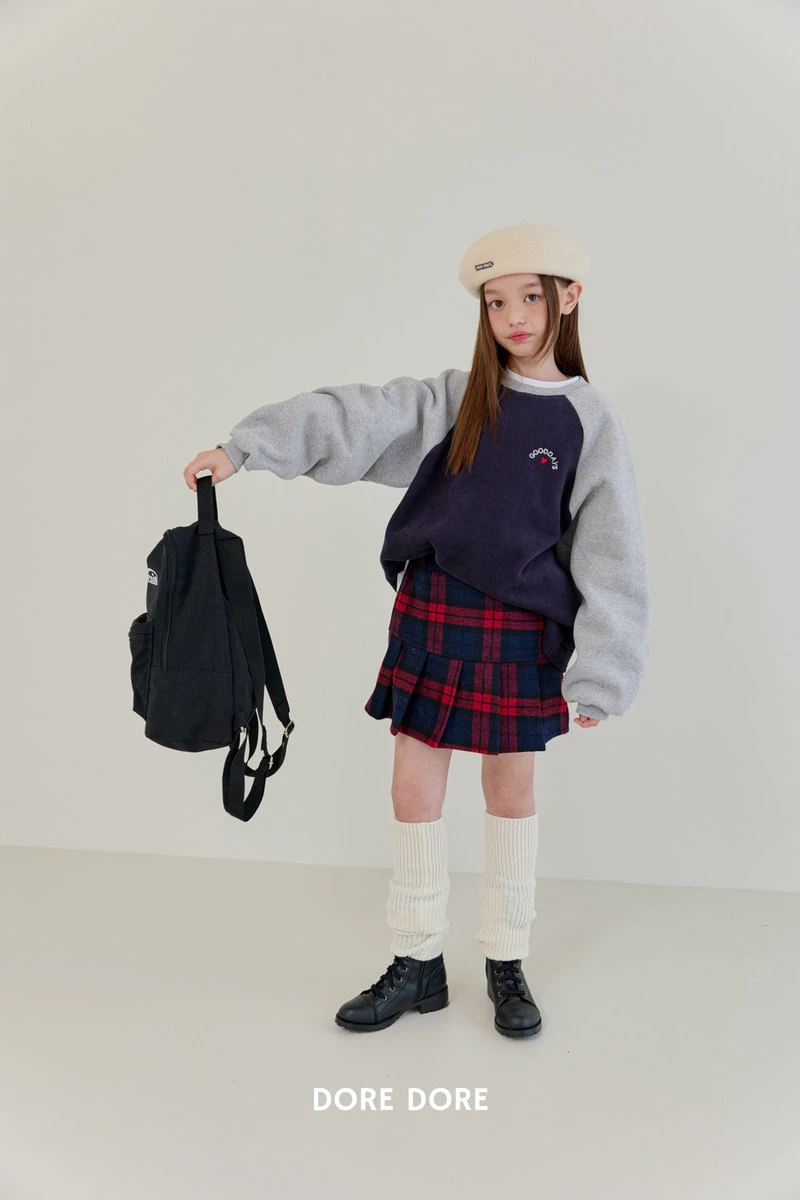 Double Fleece Raglan Sweatshirt by Dore Dore for Child - view 9