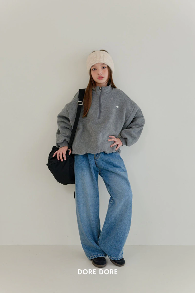 Double Fleece Half Zip-up by Dore Dore for Child - view 8