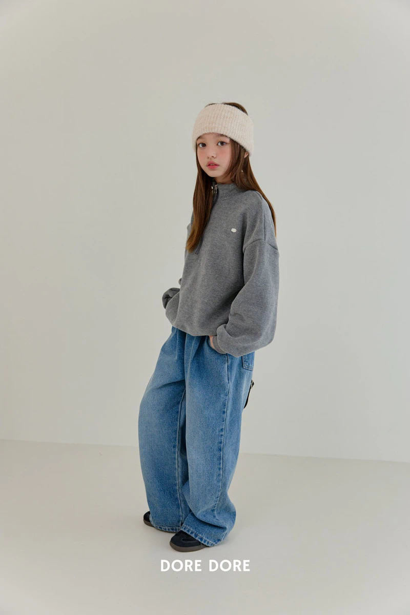 Double Fleece Half Zip-up by Dore Dore for Child - view 9