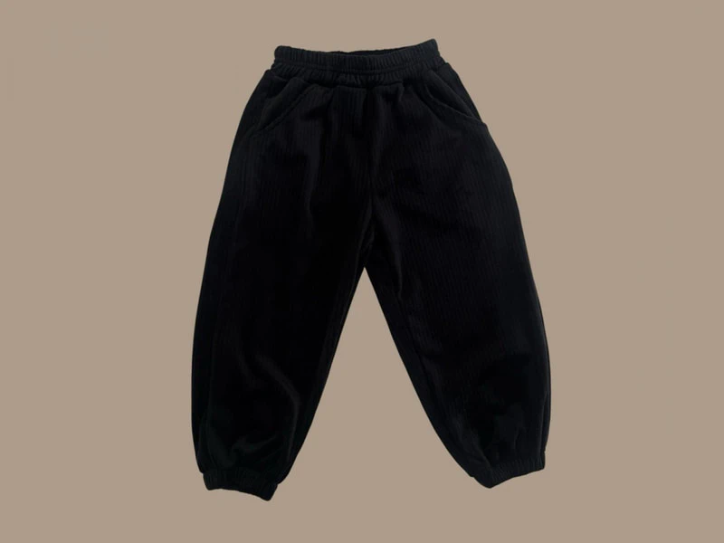Mink Velour Jogger Pants by Dore Dore for Child - view 6
