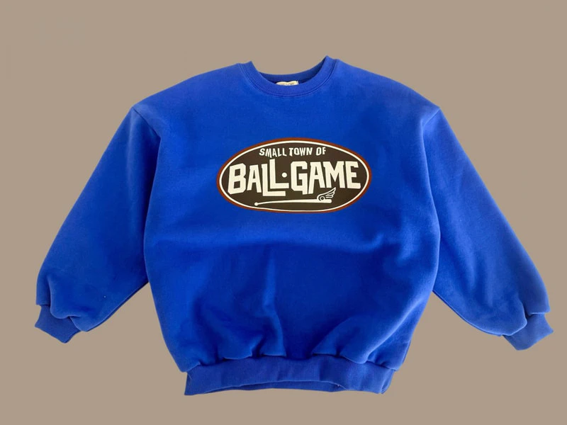 Double Fleece Ball Game Sweatshirt by Dore Dore for Child - view 3