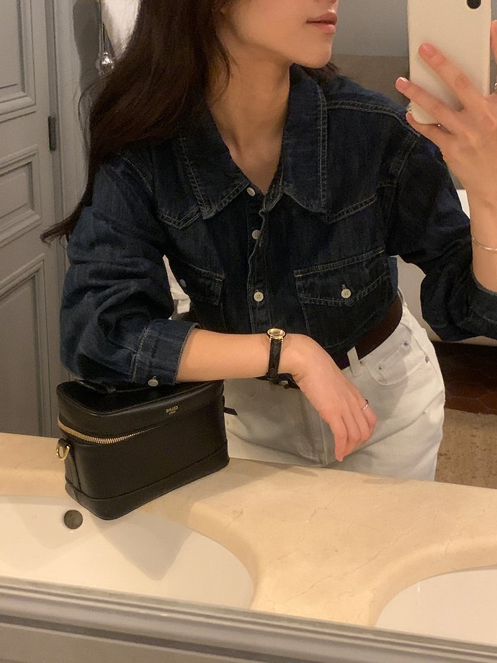 Western Denim Shirt by Dress Room for Women - view 5