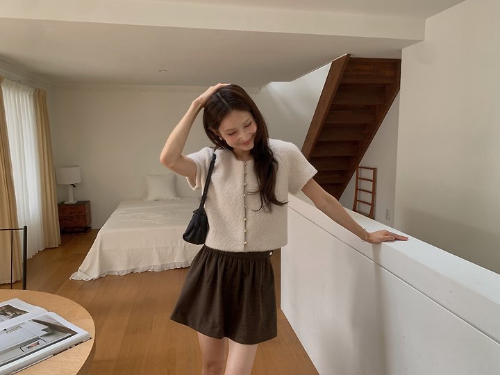 Once Wool Flare Skirt by Dress Room for Women - view 2
