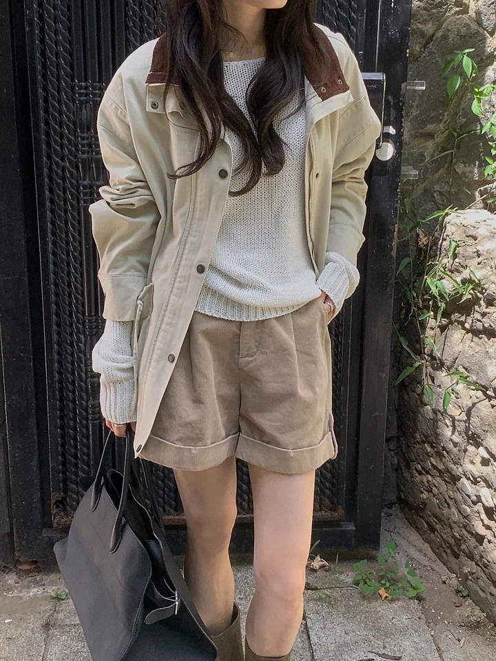 Bruno Corduroy Field Jacket by Dress Room for Women - view 3