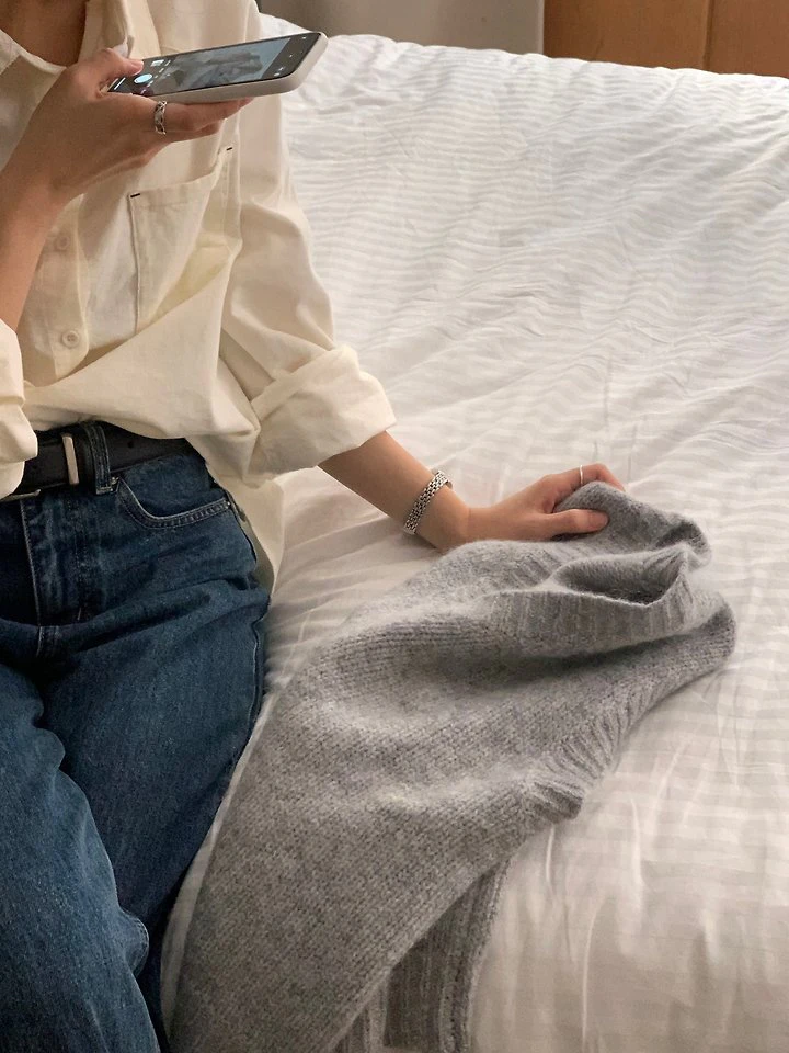 Thin Corduroy Shirt by Dress Room for Women - view 6