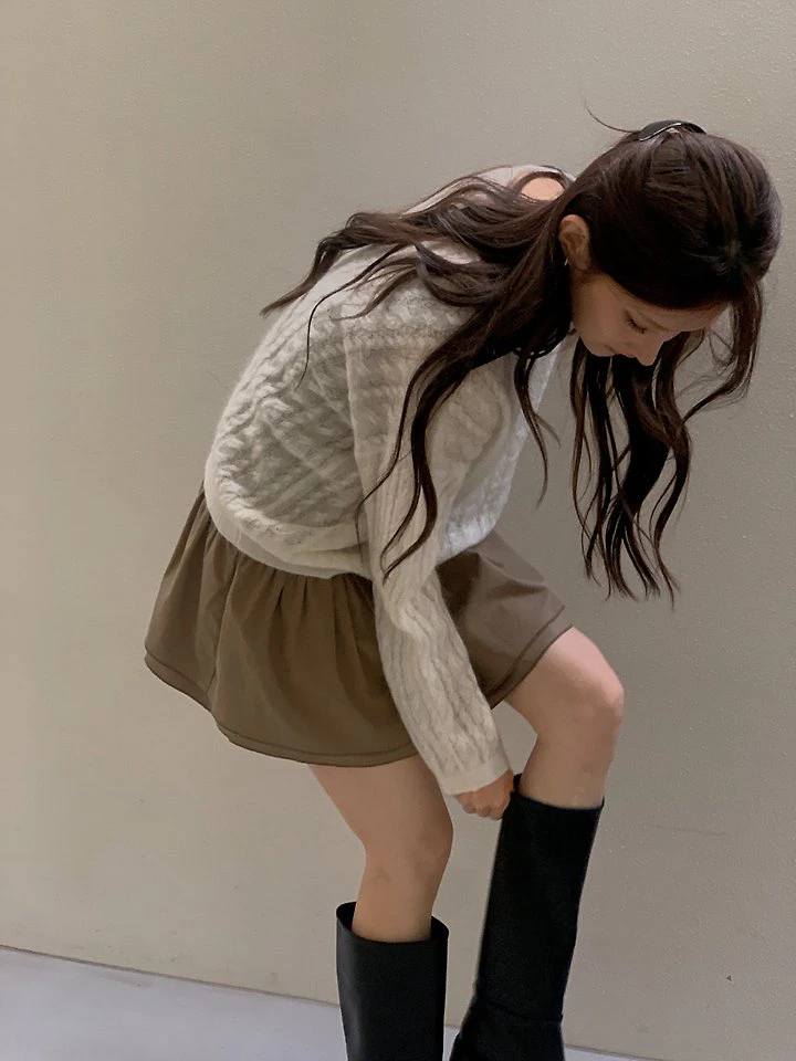 Cable Wool Knit by Dress Room for Women - view 2