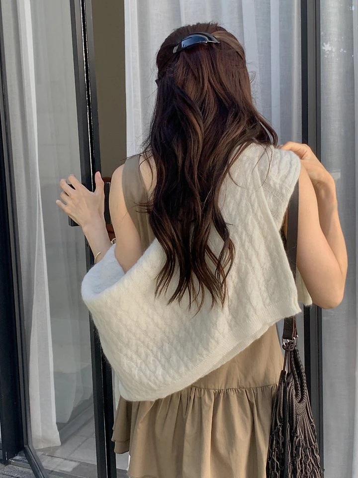 Cable Wool Knit by Dress Room for Women - view 4