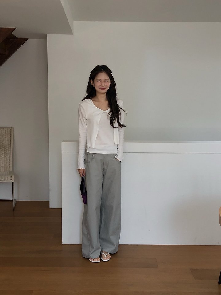 Mocca Cotton Pants by Dress Room for Women - view 4
