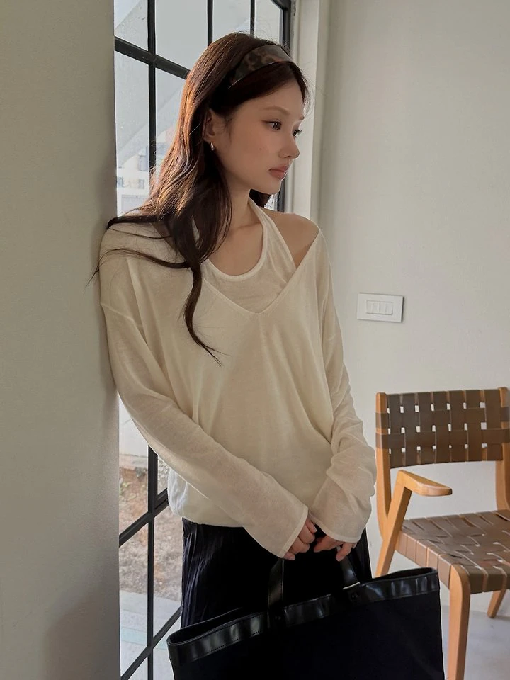 Amel Layered Knit by Dress Room for Women - view 7