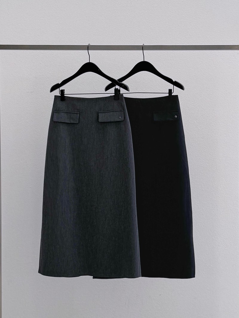 Knot Pinstripe Skirt by Dress Room for Women - view 6